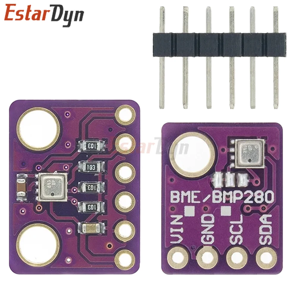 Estardyn BME280 Digital Temperature Humidity Pressure Altitude Sensor 3.3V/5V I2C/SPI Module for IoT