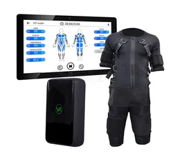 Portable EMS Fitness Device Electric Muscle Stimulation Training Body Sculpting Suit Indoor Gym