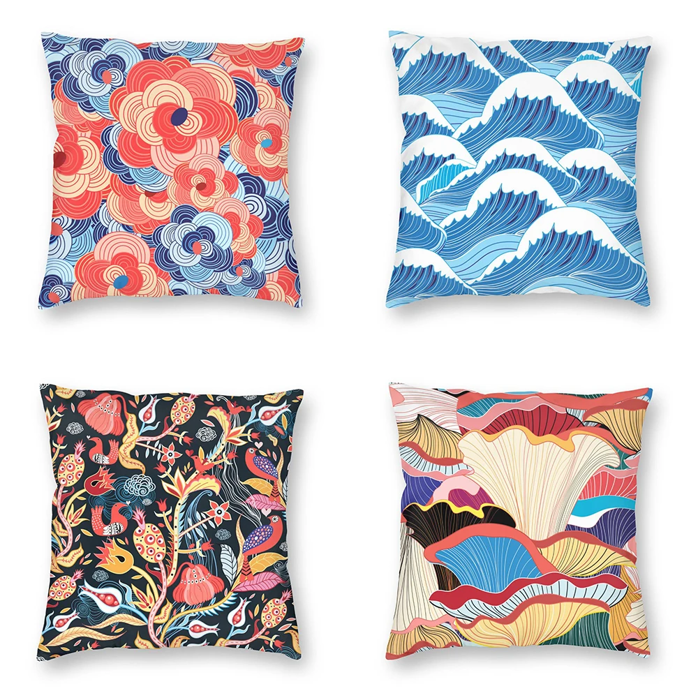

Simple Geometric Short Pillowcase Home Decoration Sofa Car Office Cushion Cover