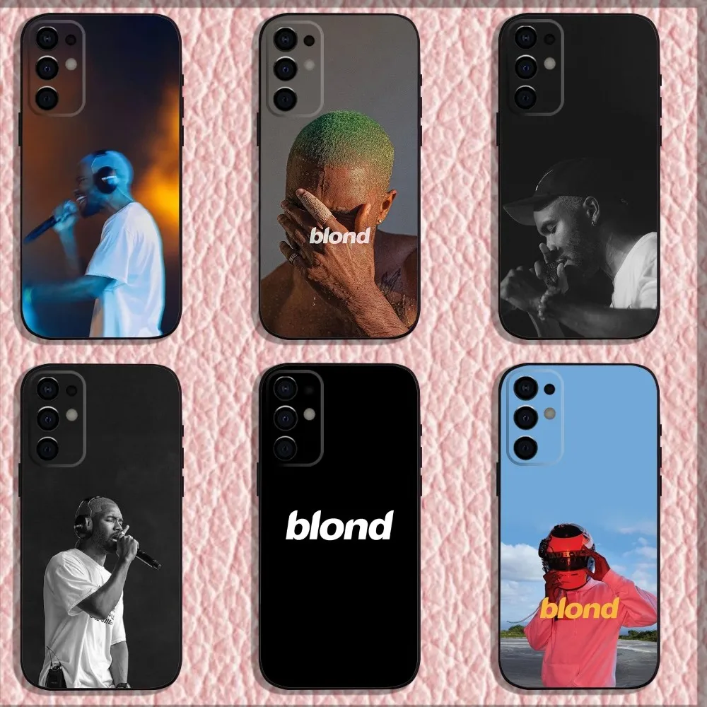 

Singer F-Frank Blond Oceans Phone Case For Samsung S24,S21,S22,S23,S30,Ultra,S20,Plus,Fe,Lite,Note,10,9,5G Black Soft Shell