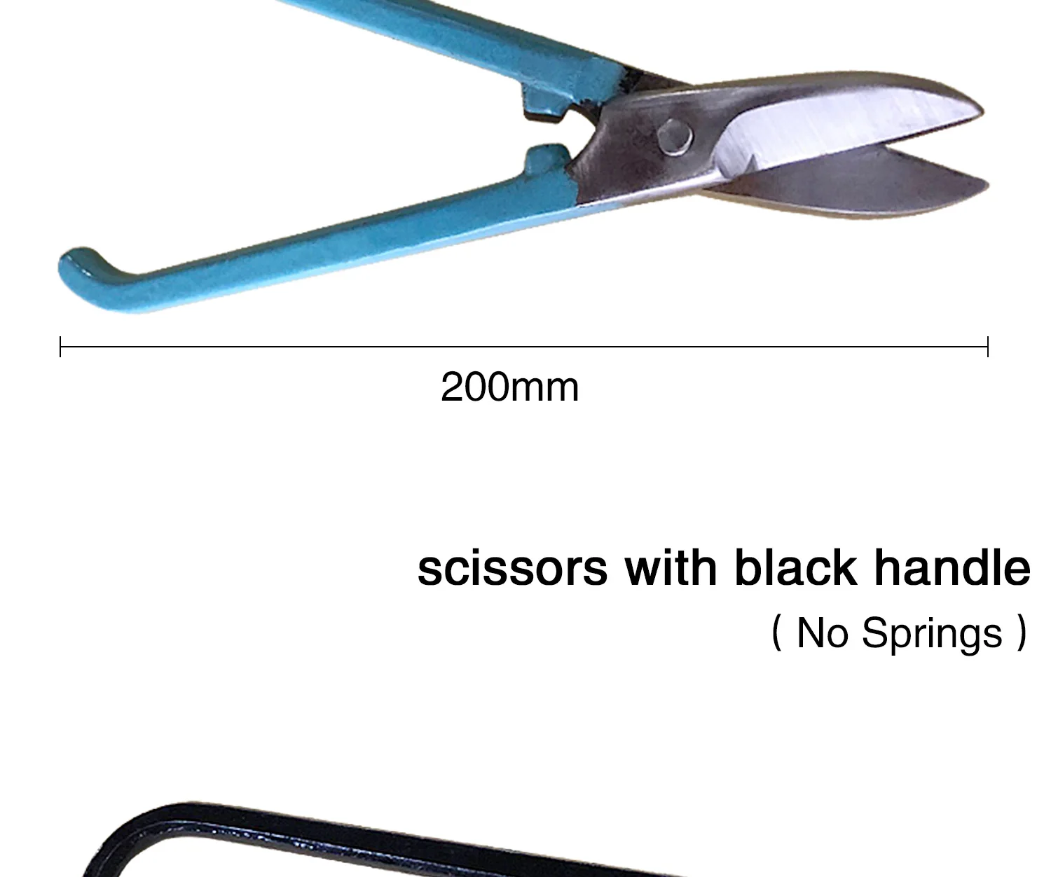 British Blue & Black Handle Jewelry Shears - Flat Stainless Steel Cutting Pliers for Gold & Silver Crafting (Sizes 7# & 8#)