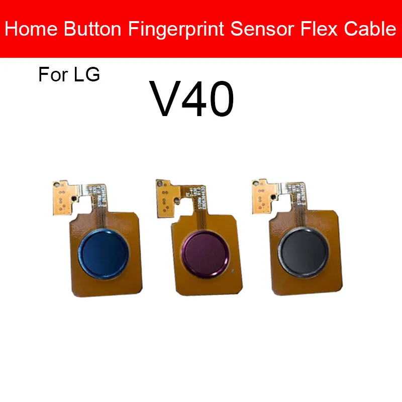 Home Button FingerPrint Flex Cable For LG V50 V10 V20 V30 V35 V40 Sensor Finger Reader Touch Key Flex Ribbon Replacement Parts