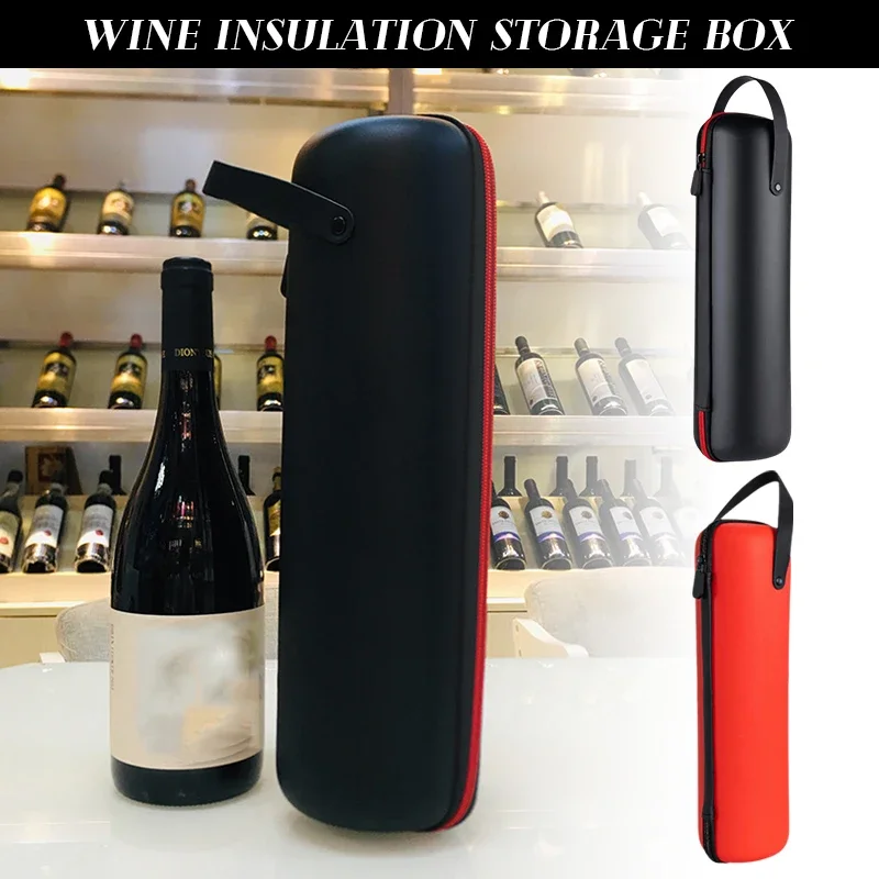 Bolsas  hielo enfriadoras EVA, caja  regalo para vino, botella individual impermeable, bolsa  almacenamiento  vino tinto