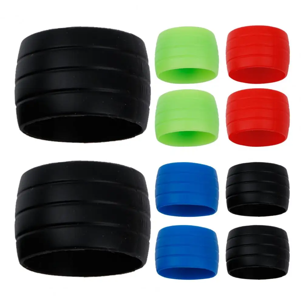 2pcs Bar Tape Fix Ring Silicone Bicycle Handlebar Tape Plug Fixed Ring Road Bike Shift Handle Cover Non-Slip Cycling Accessories