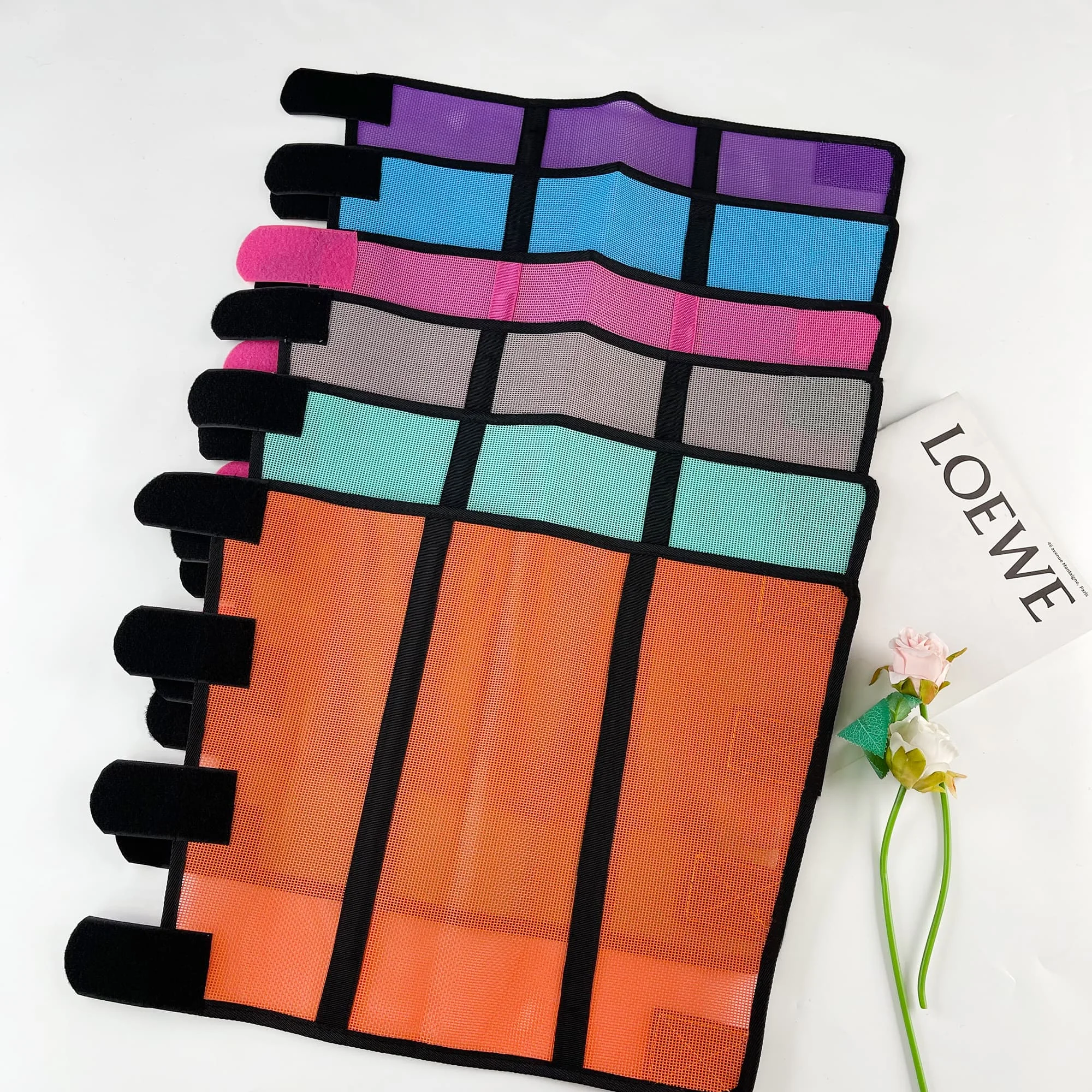 Чехол от комаров для ног лошади разных цветов, дополнительные гетры для лошадиных ног, чехол от мух и насекомых, дыхание