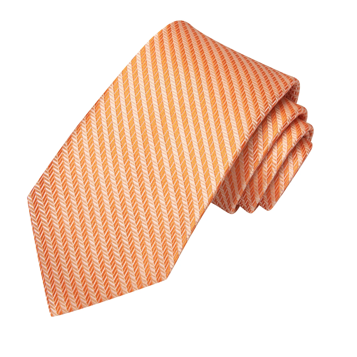3 piezas de corbata para hombre, rayas naranjas, corbata, bolsillo, gemelos cuadrados, conjunto de boda, formal, informal, fiesta de oficina