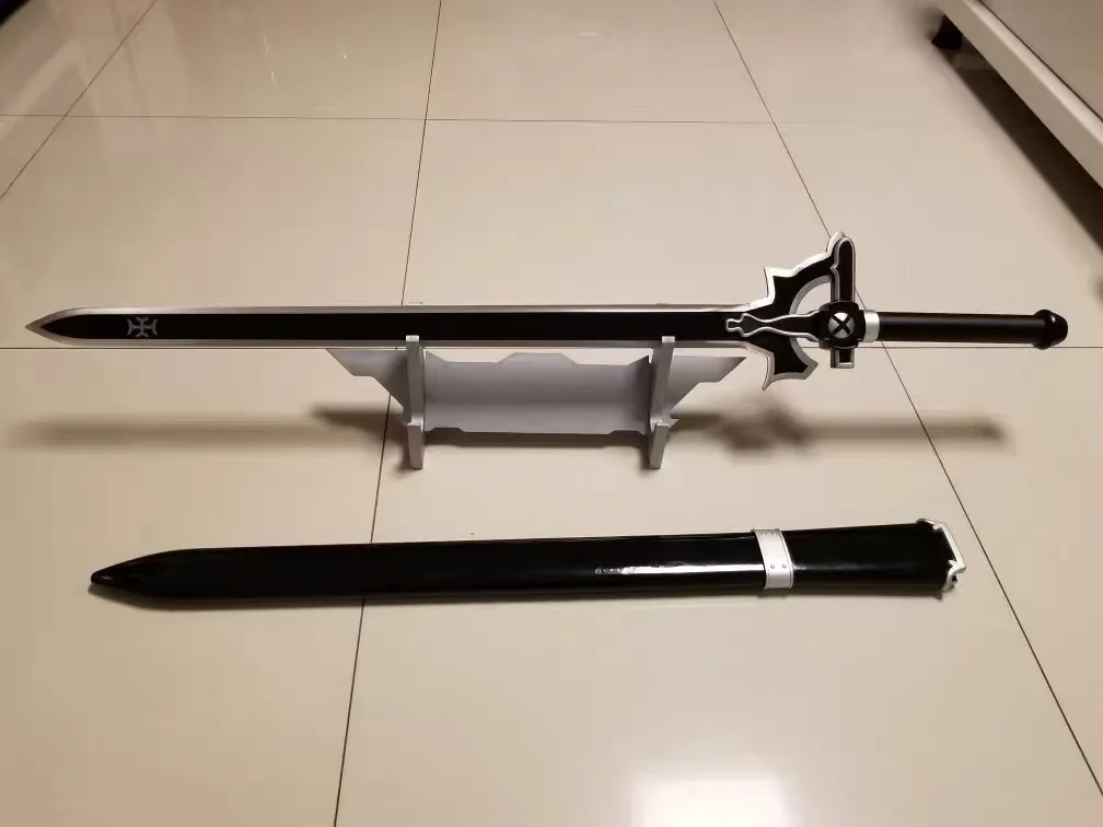 [مضحك] 106 سنتيمتر تأثيري السيف الفن على الانترنت ساو 1:1 Asuna Kirigaya Kazuto Elucidator/الظلام طارد السيف الخشبي زي حفلة الدعامة