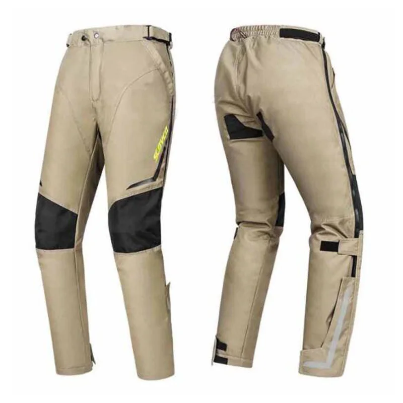 

Winter Windproof SCOYCO Men's Motorcycle Racing Pants Quick Wear Off Moto Trousers for Men Motocross Pants CE Knee Warm Lining