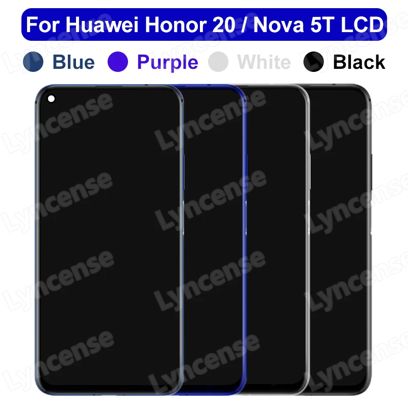 For Honor 20 Display YAL-AL10 LCD For Honor 20 Pro LCD YAL-L21 YAL-AL00 YAL-TL00 Touch Screen Digitizer Replacement Parts