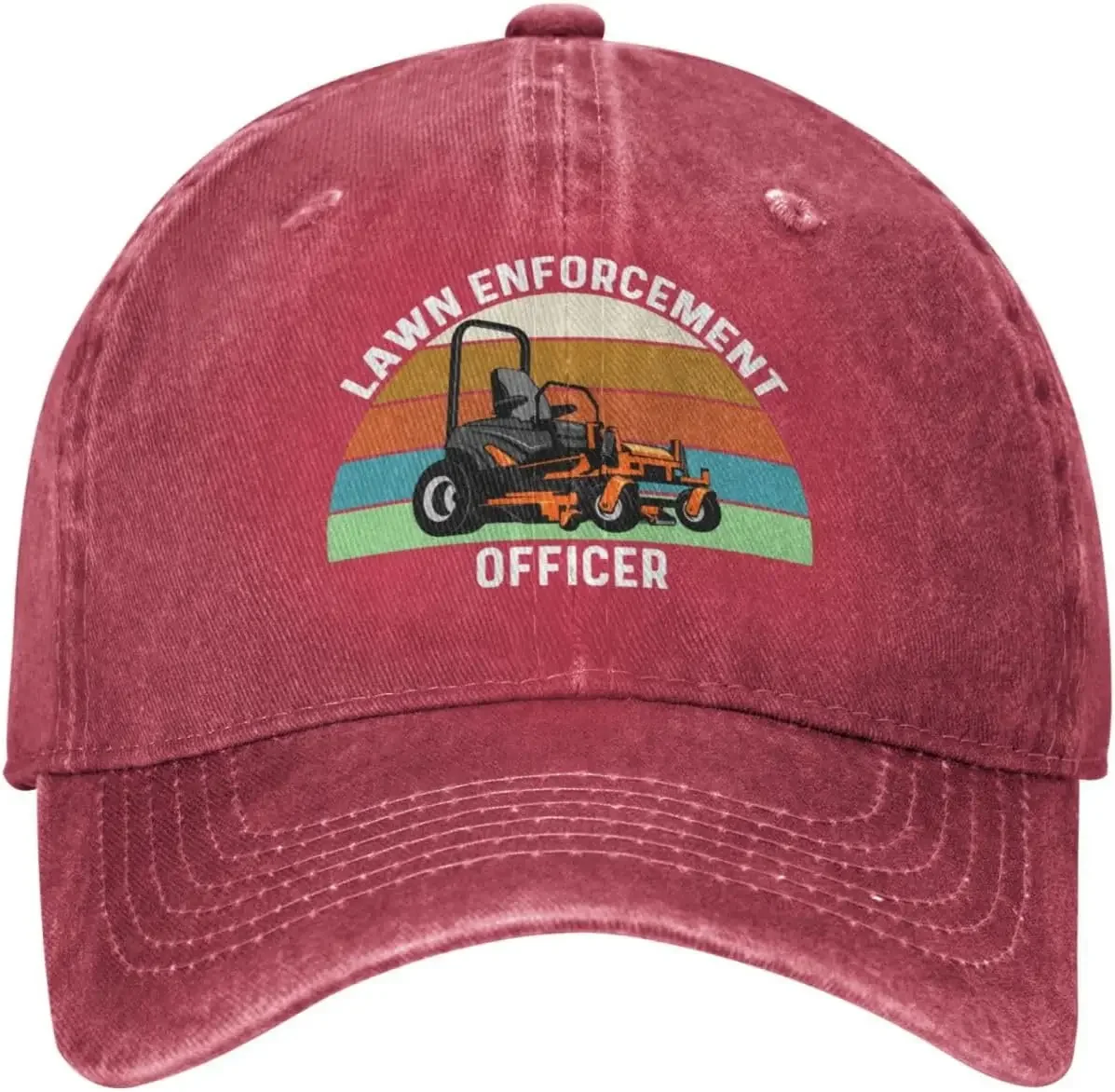잔디밭 집행관 모자 디자인 모자가 있는 남성용 아빠 모자