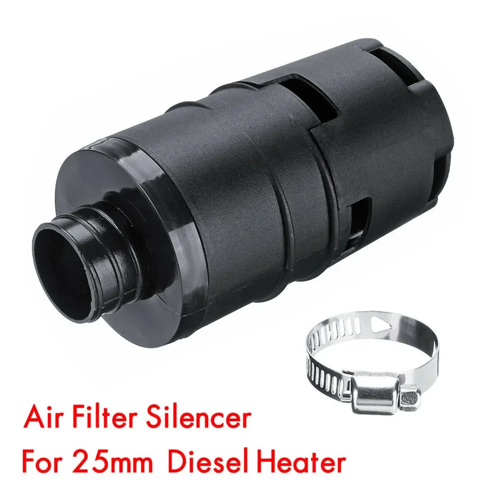 

Black Chrome Car Air Filter Intake Pipe For 25mm Diesel Heater For Eberspacher For Webasto Other RV Trailer Camper Parts