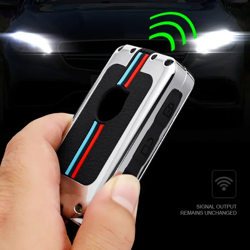 

Zinc Alloy Car Key Case Cover Protective Shell Fob For Volvo XC40 XC60 S90 XC90 V90 T5 T6 T8 Interior Keychain Accessories