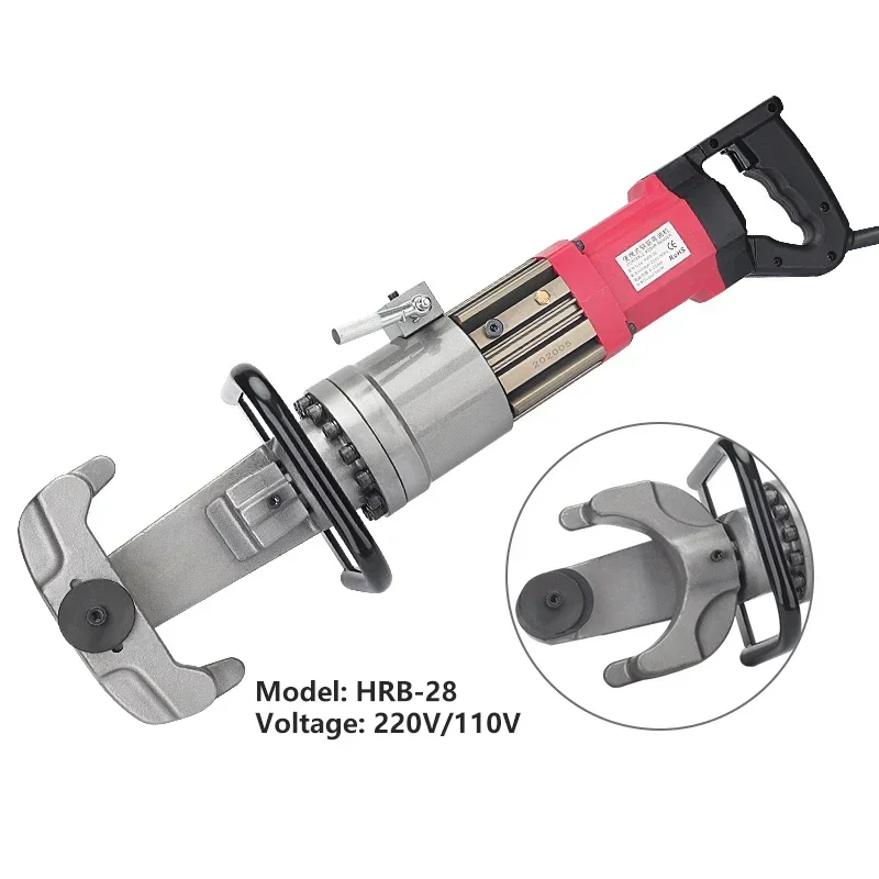 

New Upgrade Hydraulic Rebar Bending Machine Electric Portable Bending Machine Rebar Bending RB-16 Straightening Machine Hoop Ben