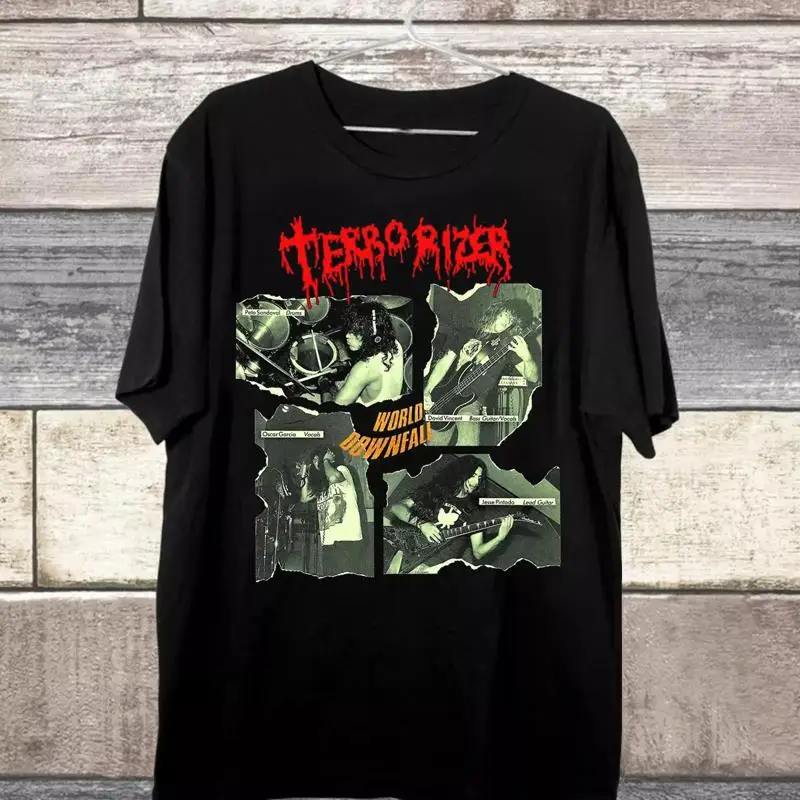Terrorizer Band World Downfall T Shirt Full Size S 5Xl