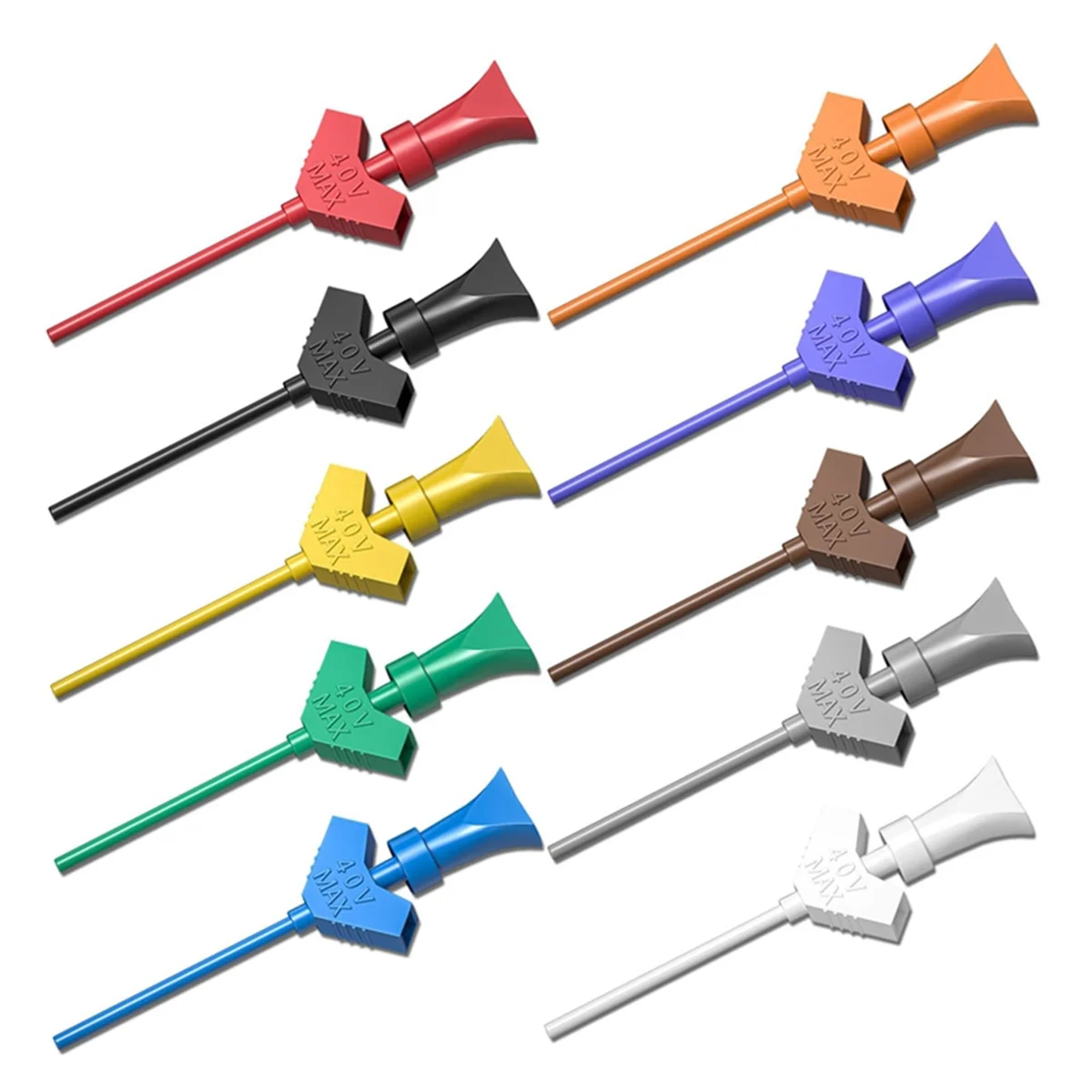 

A04I P5003 10 шт. SMD IC тестовый крючок зажим мини-захват для перемычки DIY макетный осциллограф логический анализатор