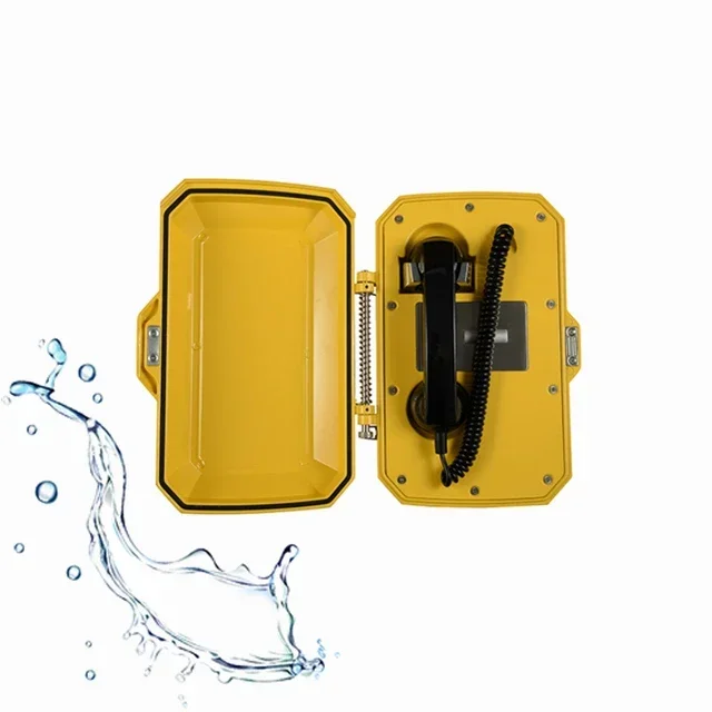 IP67 هاتف خارجي مقاوم للطقس خدمة الطوارئ VOIP سرعة الاتصال الهاتفي مانعة لتسرب الماء #1
