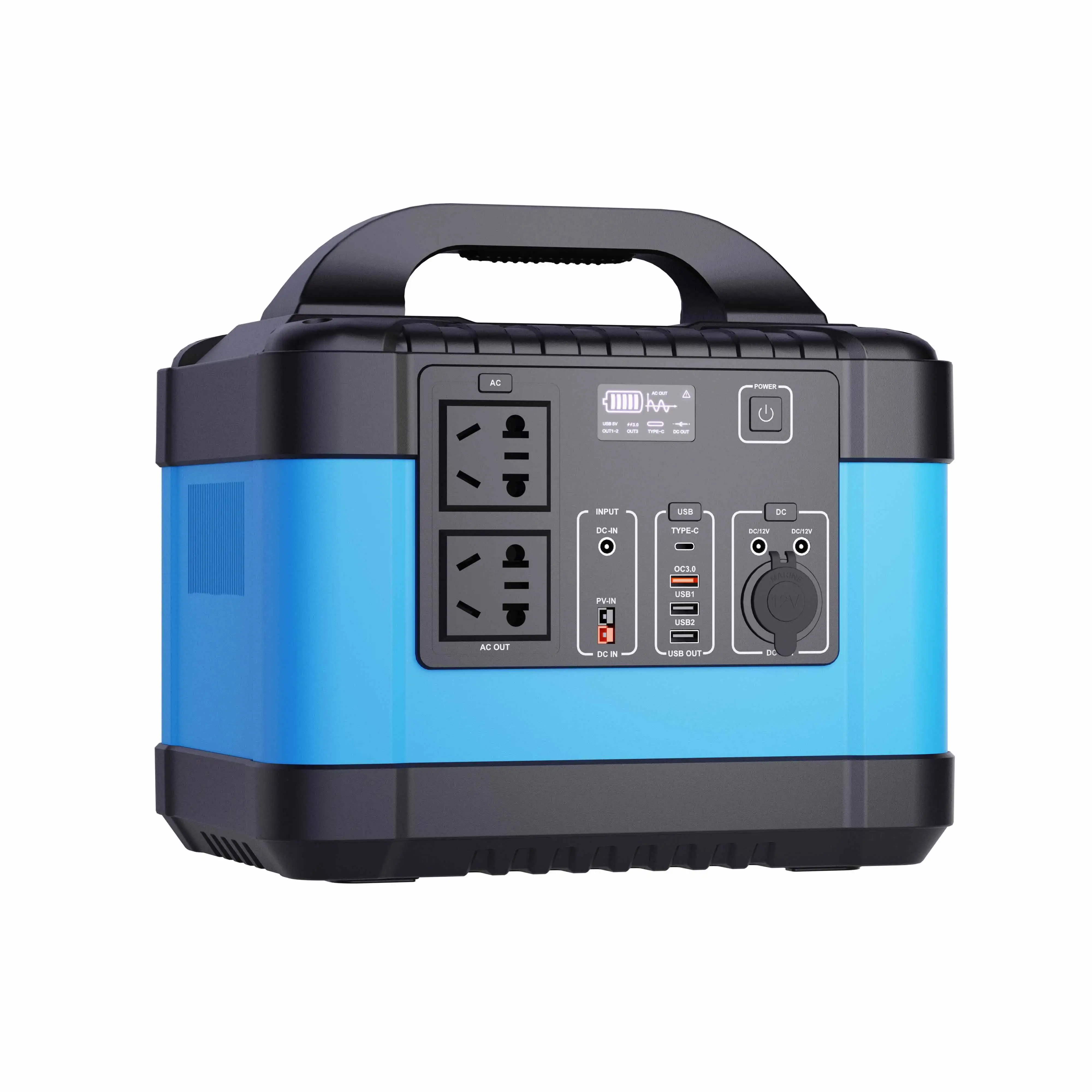 Hot Selling Emergency Portable Power Station 110V 220V Eco Flow Power Bank Station For Mobile Outdoor Camping