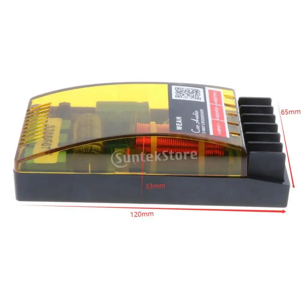 Adjustable Treble Bass 2 Way Speaker Divider Crossover Filter Board for Home Audio System Enhancement