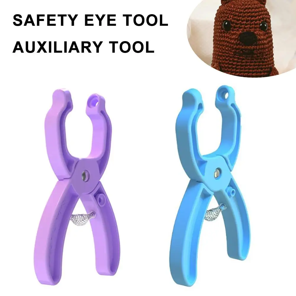 1pc Safety Eye Tool Auxiliary Tool For Attaching Crocheting Amigurumi Crochet & Stuffed 5-30mm Animal Eyes Making Supplies L7K5