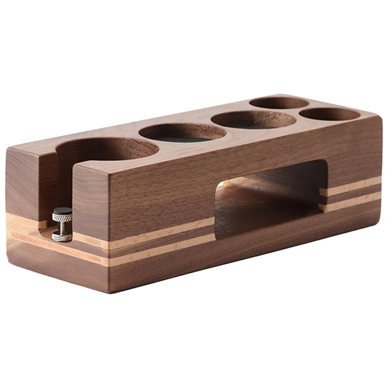 FIN-oCoffee Tamping Station Filter Holder, Support Base Rack Coffee Tamper Mat Station Distributor Mat Barista