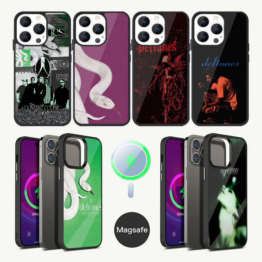 

Private Music D-Deftones Phone Case For iPhone 17,16,15,14,13,12,11,Plus,Pro,Max Mini Magsafe Magnetic Wireless Charging