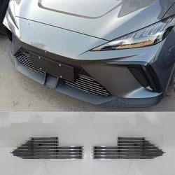 Car Front Lower Bumper, Anti Insect Metal Net para MG4 EV, Dustproof Inner Vent, Racing Grills, Tampa de liga de alumínio, Auto Decoração