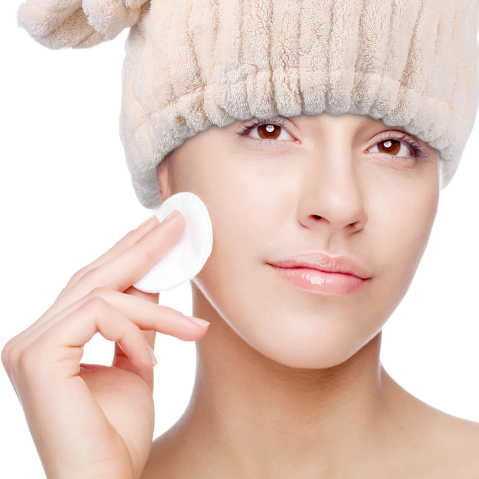 

4Pcs Women Rapid Drying Hair Towel Wrap Comfortable Texture Water Absorption Bath Make Up Face Wash Gift Hair Dry Wraps