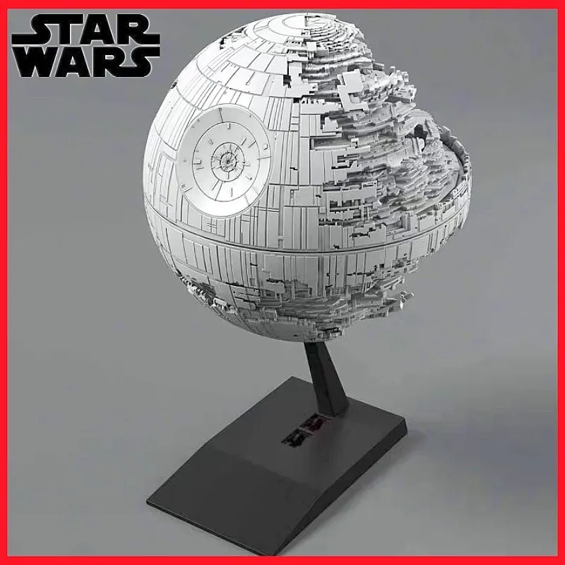 Bandai Original Vehicle Model 13 Star Wars 1/2700000 Death Star 2 Assembled Model Anime Figure Decorative Ornaments Toys