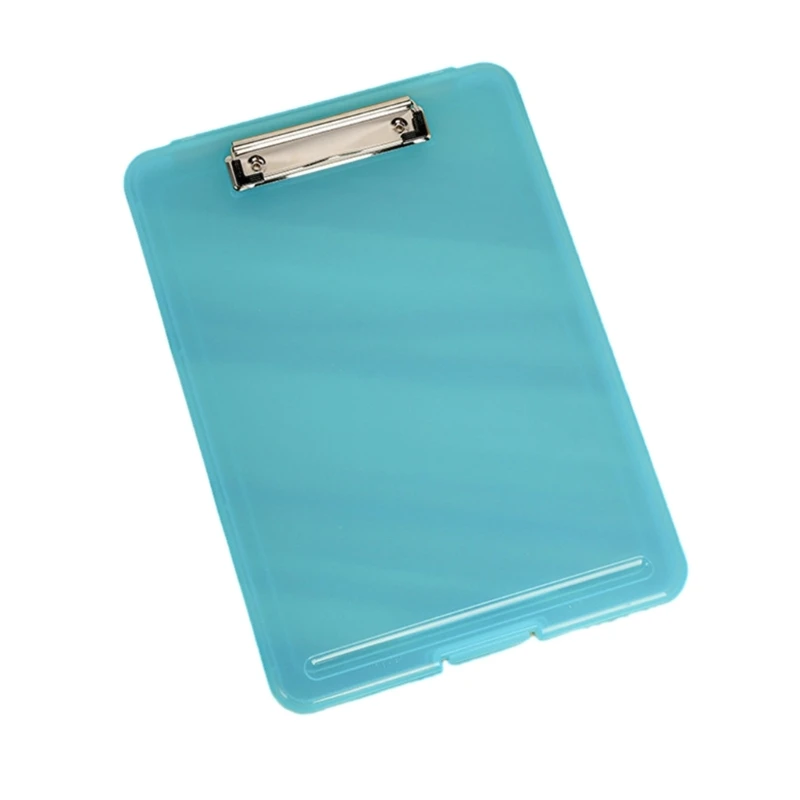 ioio Portable File Case with Clipboard Waterproof File Folder Dust-proof Document Storage Box for Hospital Doctor Nurse