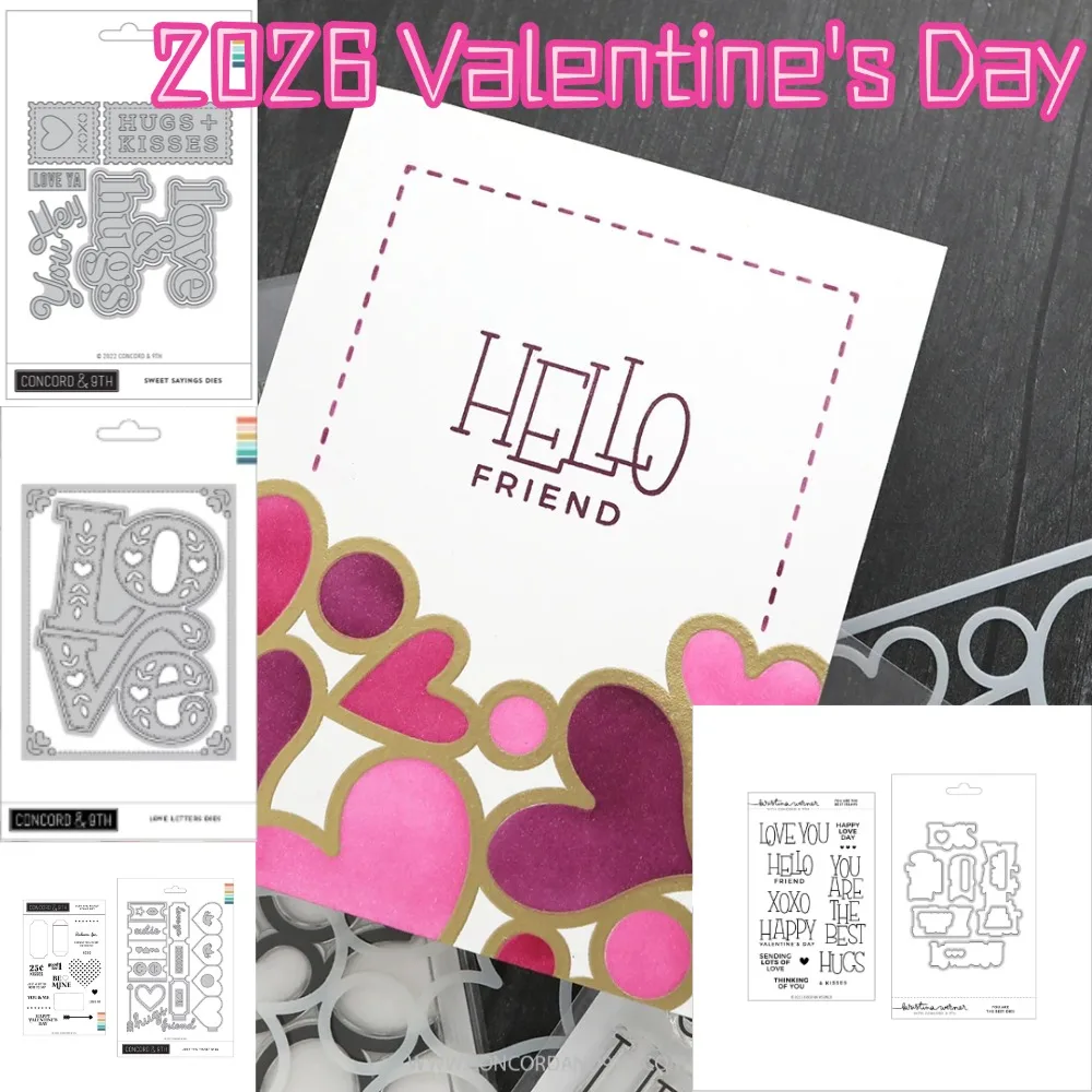 

Metal Cutting Dies DIY Molds Scrapbooking Paper Making Die Cuts Crafts Template Handmade Decoration Valentine's 2026