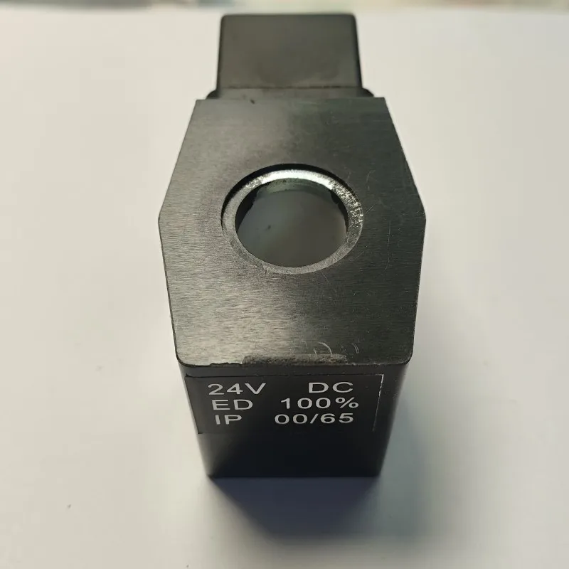 AB410 Electromagnetic Valve Coil Waterproof Plastic Enclosure Energy-saving Coil Inner Diameter 16mm, Height 39mm, AC220V, DC24V
