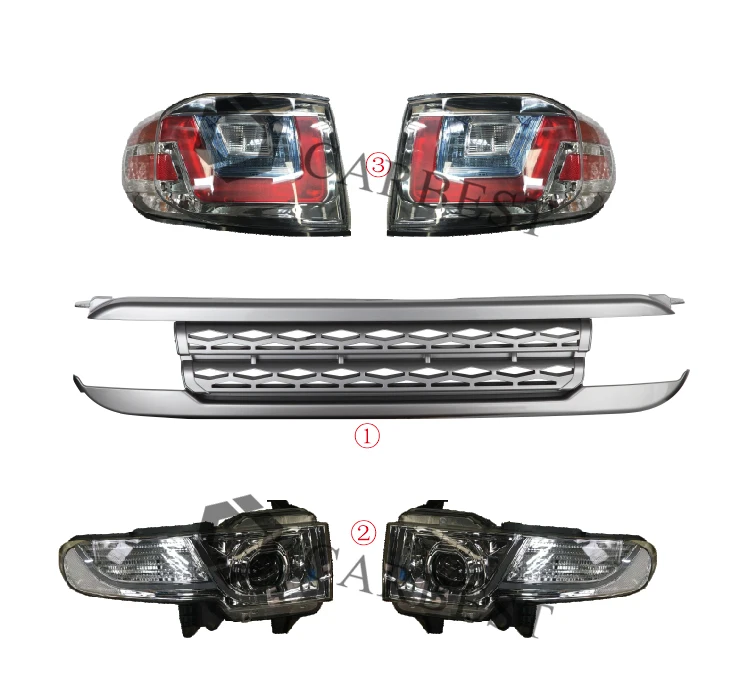 

BR CARBEST High Quality Body Kit For Land Cruiser FJ 08-18 Upgrade Evoque 2016 Style