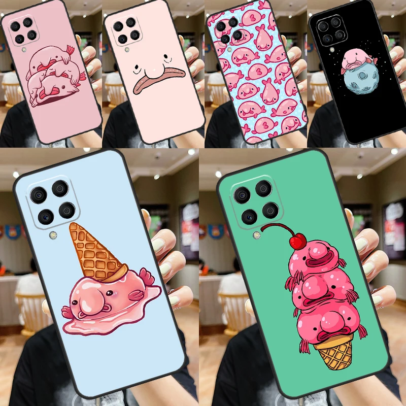 Blobfish For Samsung Galaxy M54 M34 M14 M53 M33 M13 M12 M32 M52 M20 M15 M55 M21 M51 M31s M30s Case