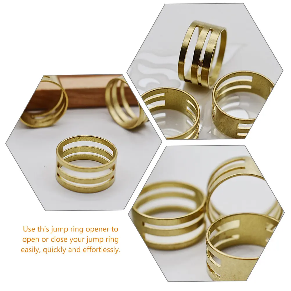 

20Pcs Jewelry Jump Ring Opener Multi-Thickness Slots Effortless Opening Closing for Crafting Needs Jump Ring Opener