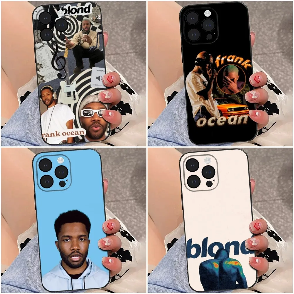 F-Frank Ocean B-Blonde Phone Case For iPhone 16,15,14,13,12,Pro,Max,11,7,8,Plus,XR,XS Max Shockproof Silicone Soft Shell