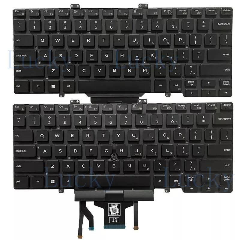 

f NEW US Laptop Keyboard English for Dell Latitude 5400 5401 5410 5411 7400 7410