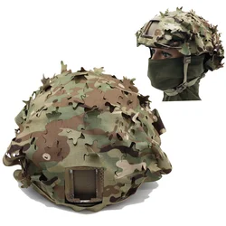 New Laser Cutting Fast Helmet Cover 3D Camo Cloth Cover Tactical Airsoft Hunting Helmet Accessories