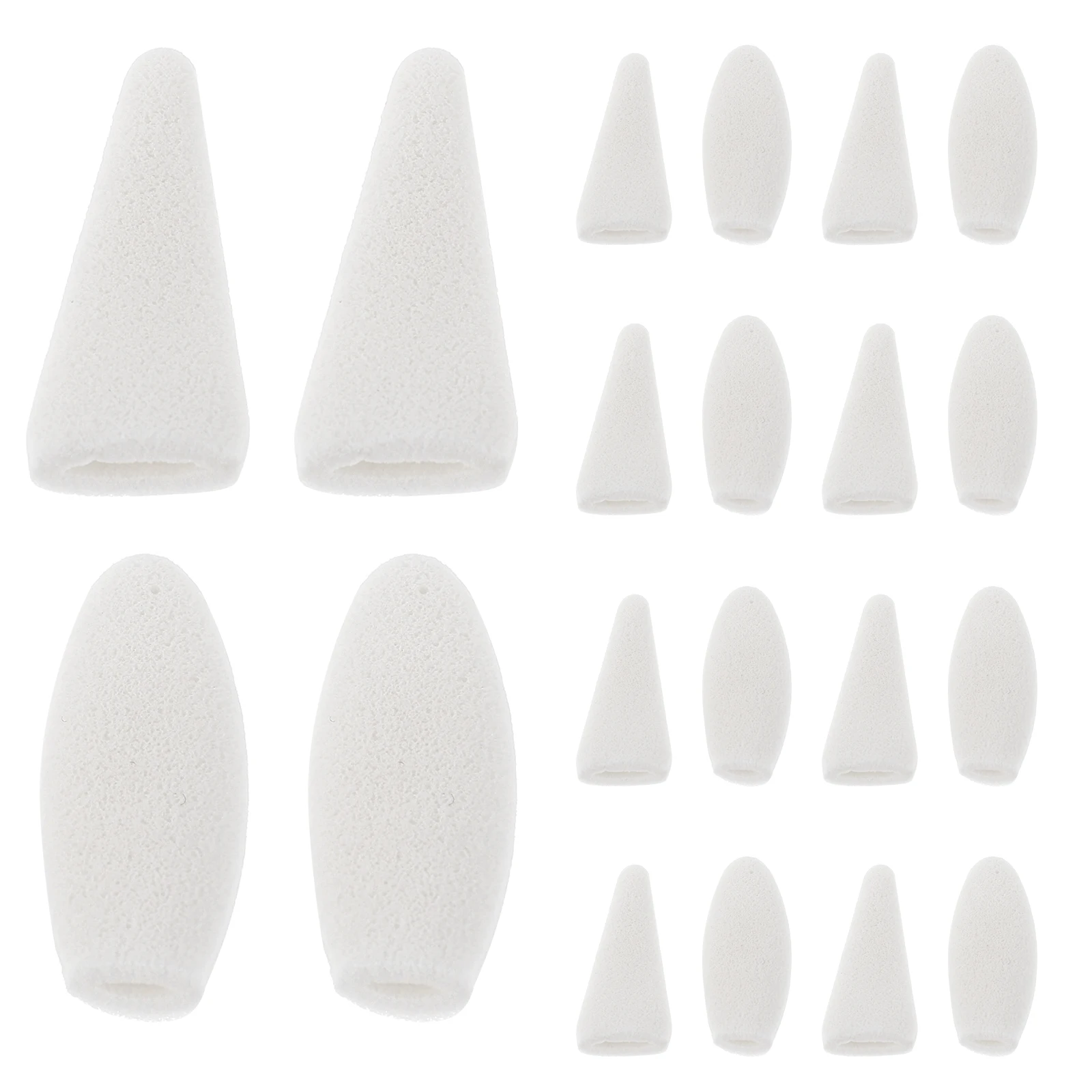 

40Pcs Sketching Eraser Refills Kneading Sponge Heads Replaceable Precision Drawing Tools for Artists Blending Correction Sketch