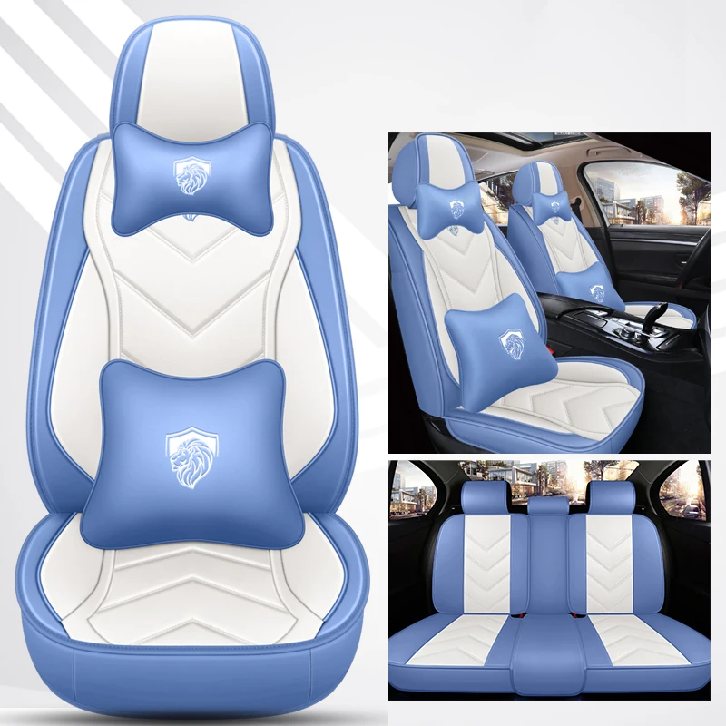 

Кожаные чехлы на автомобильные сиденья для Dodge Journey Caliber Nitro Challenger MG MG5 MG6 BMW F31 E90, водонепроницаемые аксессуары для салона автомобиля