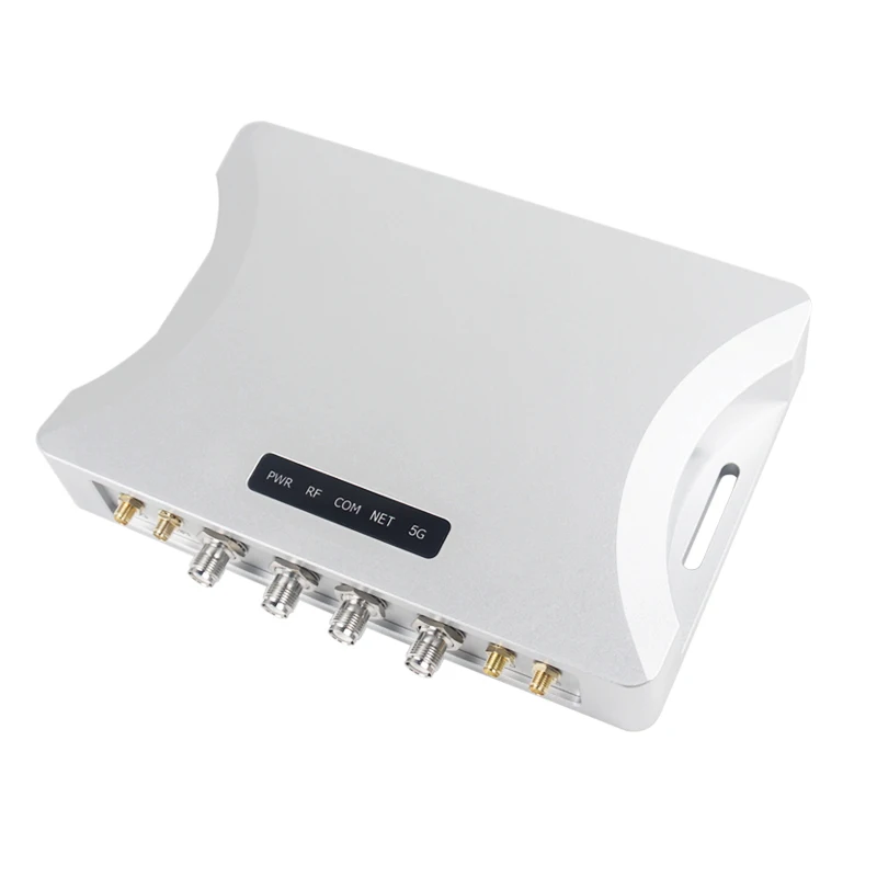 4 Port Android UHF RFID Fixed Reader ISO 18000-6C UHF RFID Tag Reader Supports RJ45 WIFI for Access Control