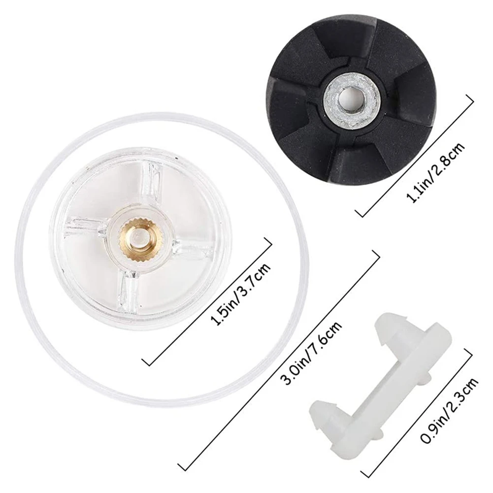 M04K Parts Gears Gaskets 15Pcs/Set 250W For Magic Blender, Include Base Gears, Balde Gears, Rubber Bush Shock Pads