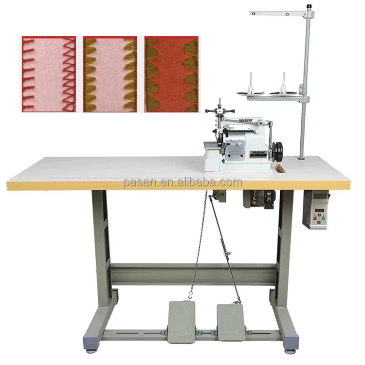 Shell-shaped Stitch Scalloped Embroidery Overlock Industrial Sewing Machine
