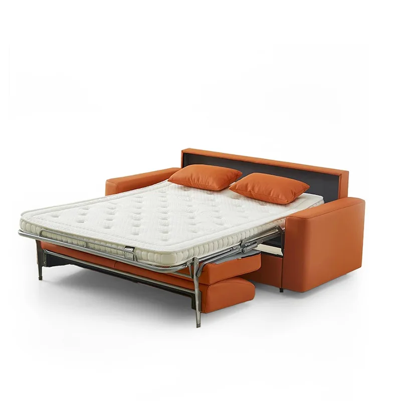 

High-end sofa bed foldable multi-functional dual-purpose with mattress living room study small apartment double manual