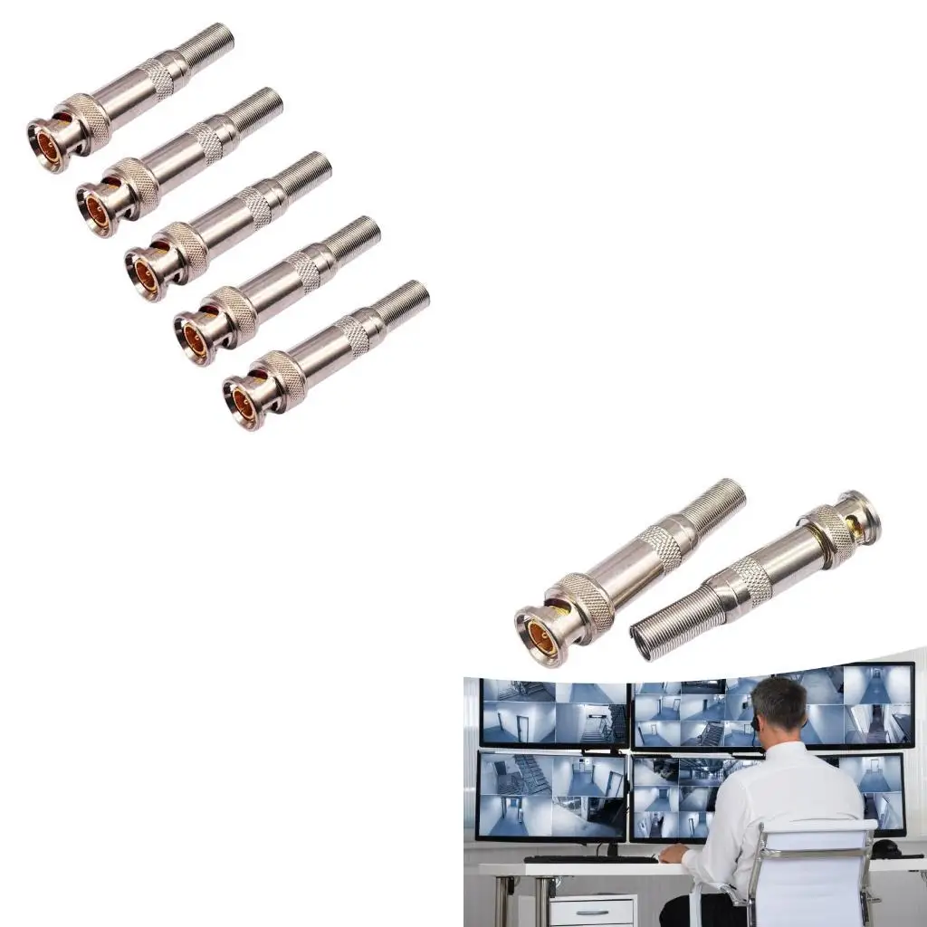 193A Tool Less BNC Compression Coupler Video Transmission Security Accessories