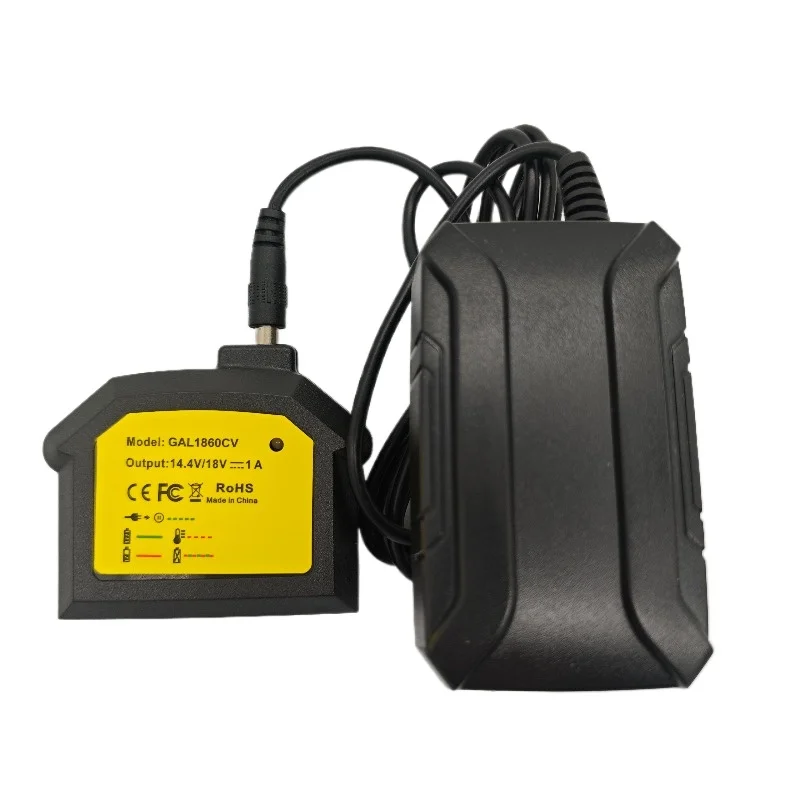 GAL1860CV Portable Lithium-ion Backup Adapter Charger Compatible for BAT607/BAT607G 14.4–18V Lithium-ion Batteries US/UK/EU Plug