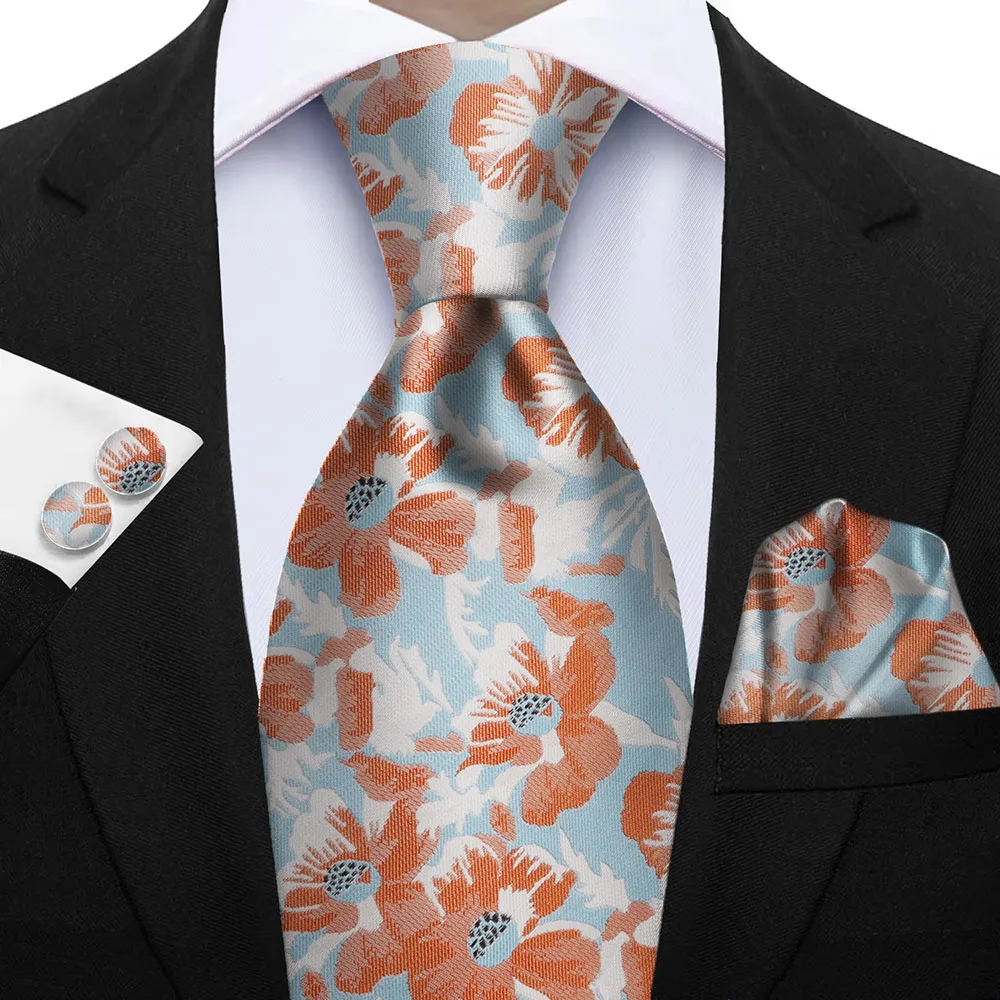 conjunto-de-gravata-floral-premium-de-3-pecas-–-gravata-de-seda-de-poliester-quadrado-de-bolso-e-abotoaduras-–-elegante-para-casamentos-e-ocasioes-formais