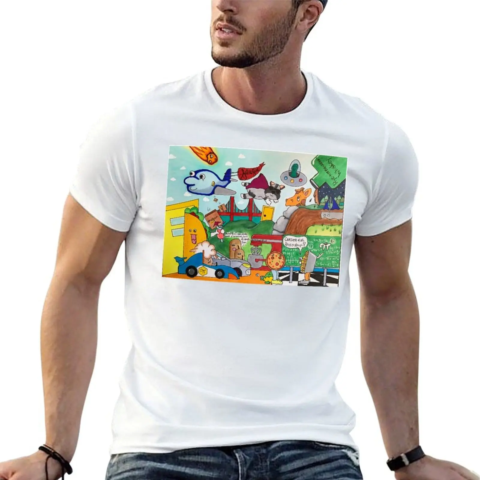 man custom t for graphic for shirt print shirts t shirts cotton T-Shirt man t funny Alsopi