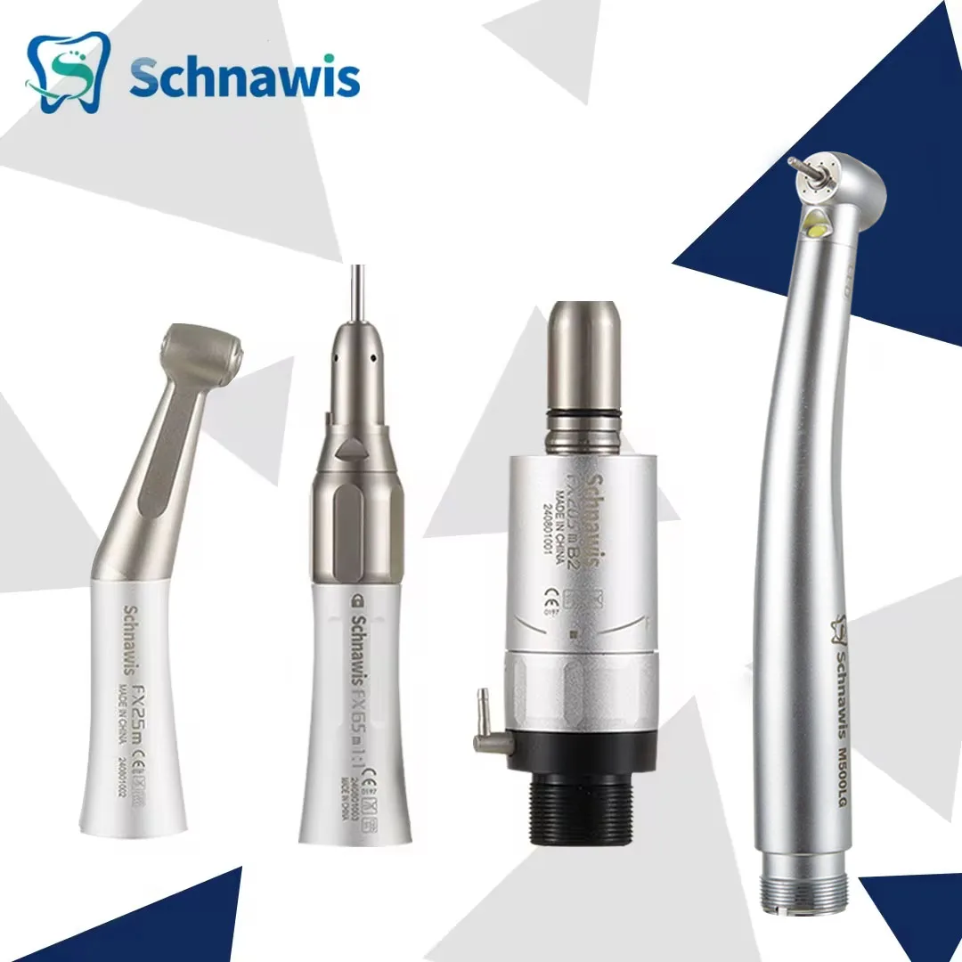 

Dental 1:1 Contra Angle Low Speed Direct Drive Handpiece FX Set 500LG Turbine Handpiece Pana-Max2 Turbine Handpiece