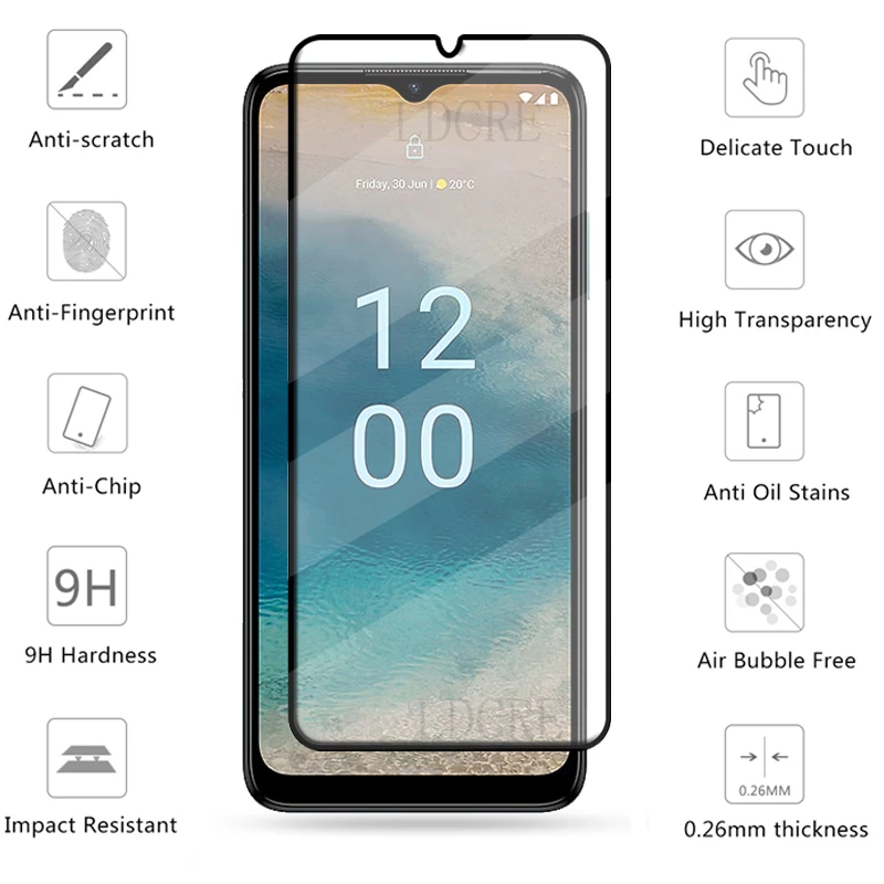 6-in-1 For Nokia G22 Glass For Nokia G22 Tempered Glass HD Screen Protector Protective Camera Film For Nokia G22 G 22 Lens Glass