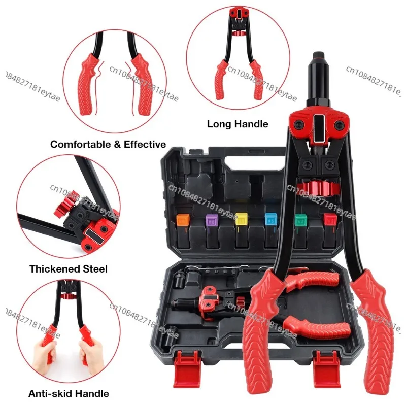 Manual Riveting Gun Rivet Gun Double Handle Hardware Tools Durable and Labor-saving
